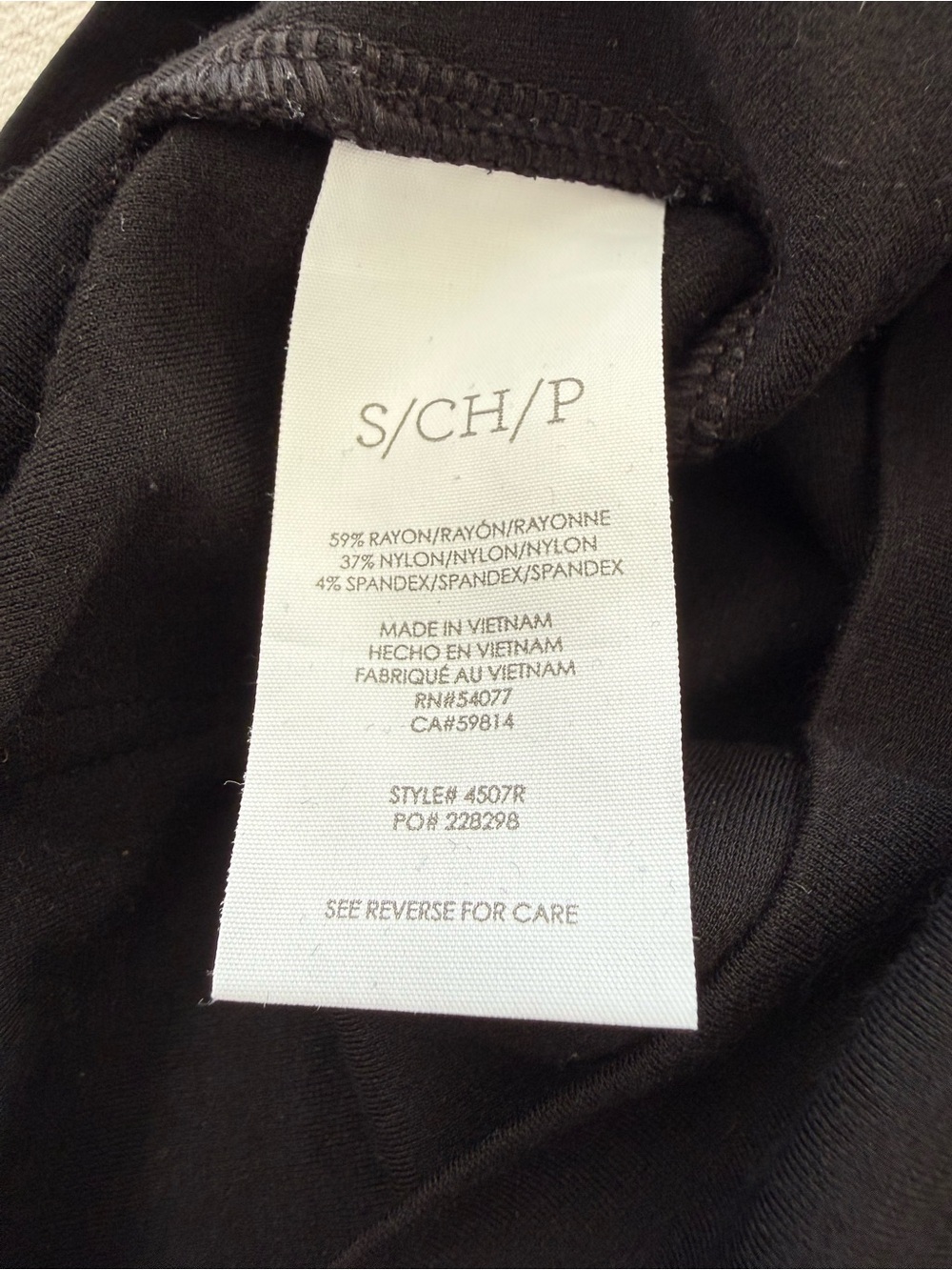 Cabi Chargo Pant #4507R Black Wide Leg Elastic Waist Trousers [S] - Picture 3 of 3